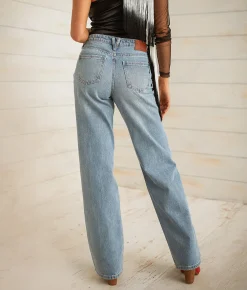Jeans|Bottoms | Sterling & Stitch Ultra High Rise Wide Leg Jean Light Wash
