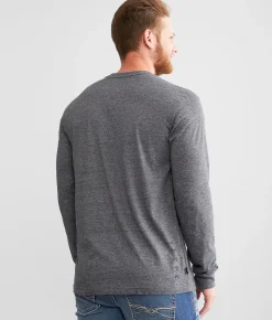 Veece Uncharted Split T-Shirt Charcoal Outlet