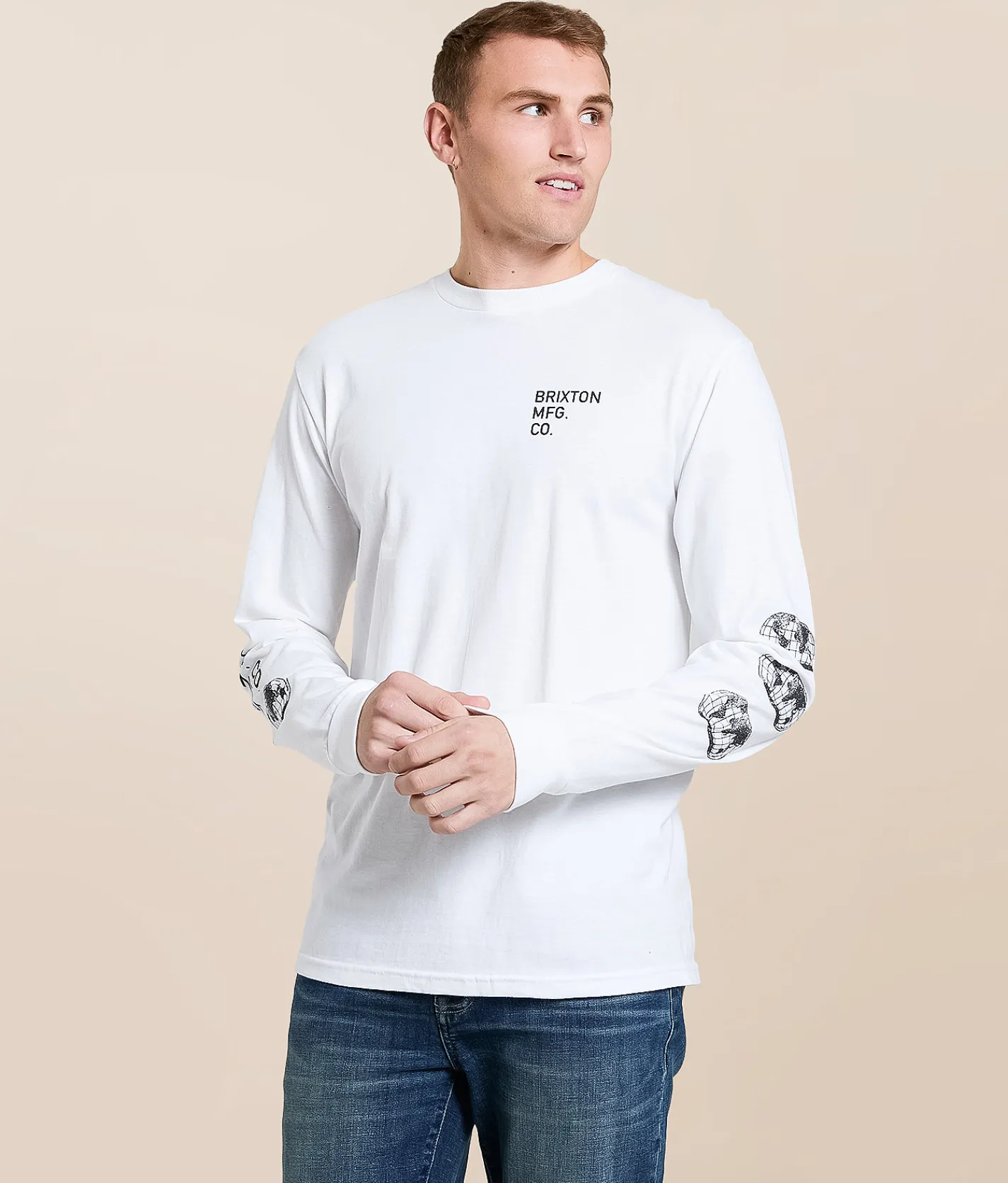 Tops|Graphic T-Shirts | Brixton Union T-Shirt White