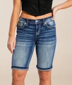 Miss Me Universal Bermuda Stretch Short K1441 Clearance