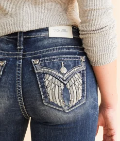 Miss Me Universal Boot Stretch Jean K1424 New