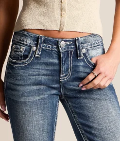 Miss Me Universal Capri Stretch Cuffed Jean K1201 Clearance