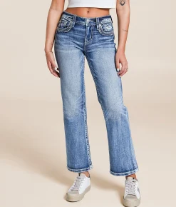 Jeans | Miss Me Universal Cropped Straight Stretch Jean M819C