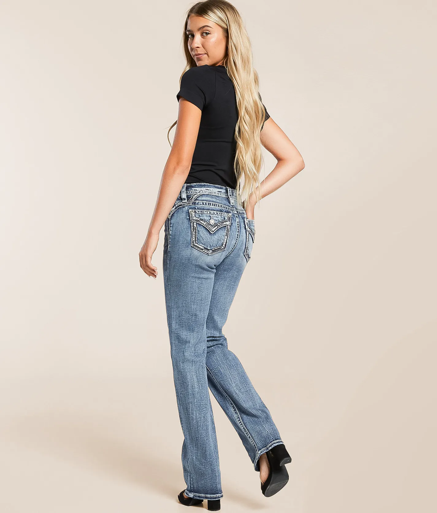 Miss Me Universal Straight Stretch Jean K1486 Discount