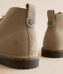 Shoes | Birkenstock® Uppsala Leather Boot Taupe Suede