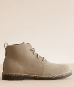 Shoes | Birkenstock® Uppsala Leather Boot Taupe Suede