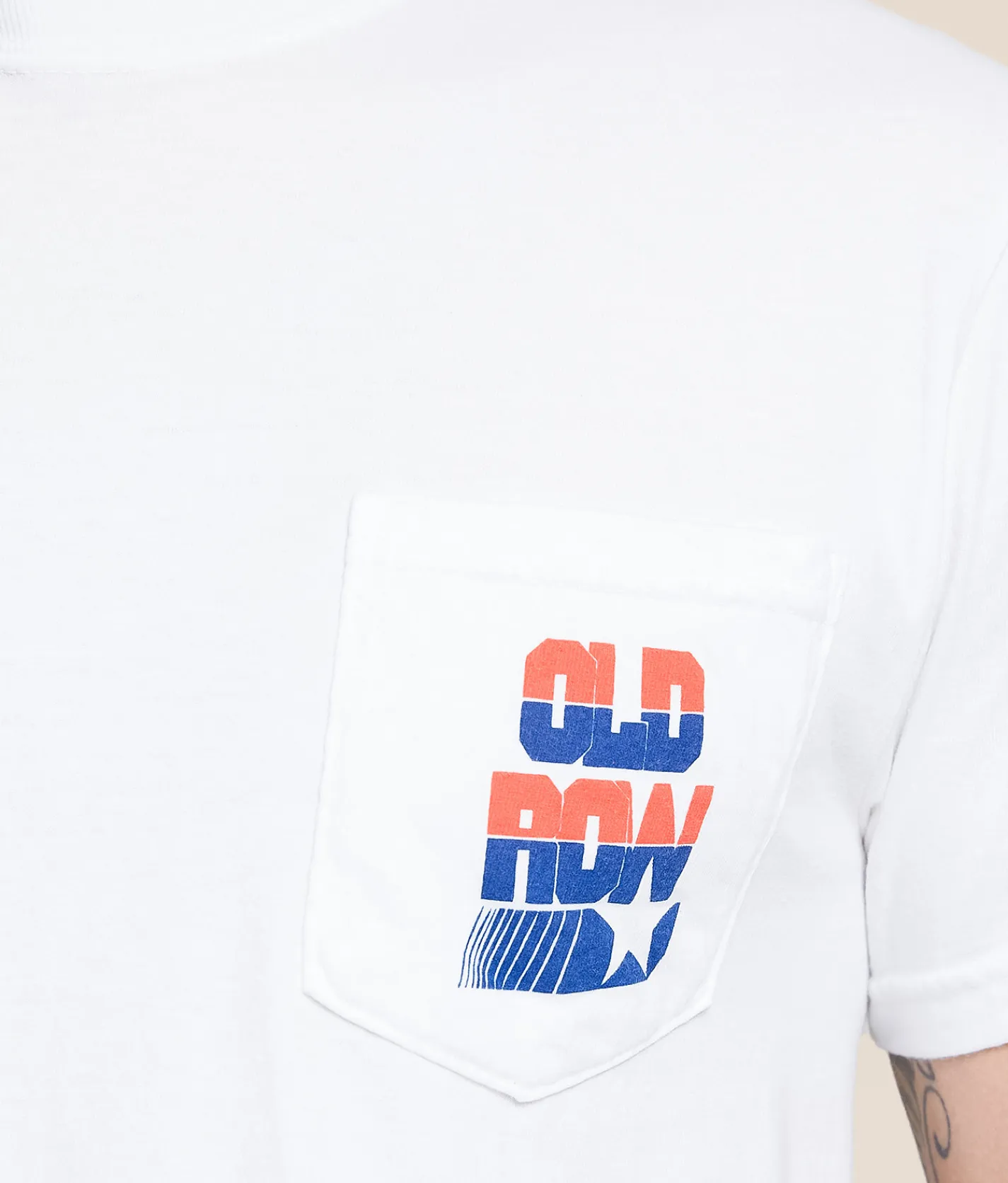 Tops | Old Row USA Drinking Team T-Shirt White