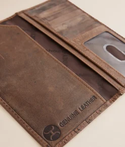 Hooey USA Leather Wallet Brown Sale