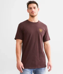 Ariat USA Simple Sea T-Shirt Puce New