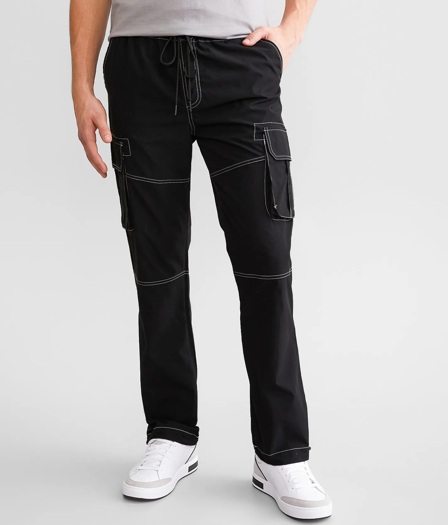 Bottoms | Rebel Minds Utility Cargo Pant Black