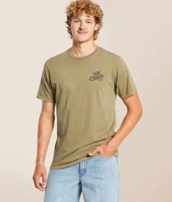 Tops|Graphic T-Shirts | Tail Chasers Club UTV Dog T-Shirt Fallen Rock Pigment Dye