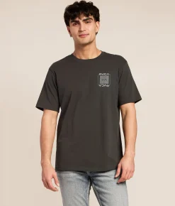 RVCA VA All The Way T-Shirt Pirate Black New