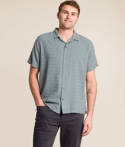 Tops | RVCA Vacancy Shirt Pale Mauve