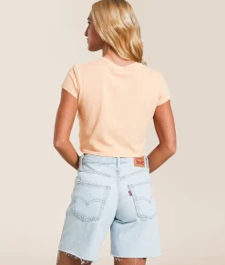 Tops | Billabong Vacay Awaits Cropped T-Shirt Sunstone