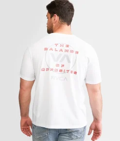 RVCA VA Duals Sport T-Shirt White Hot