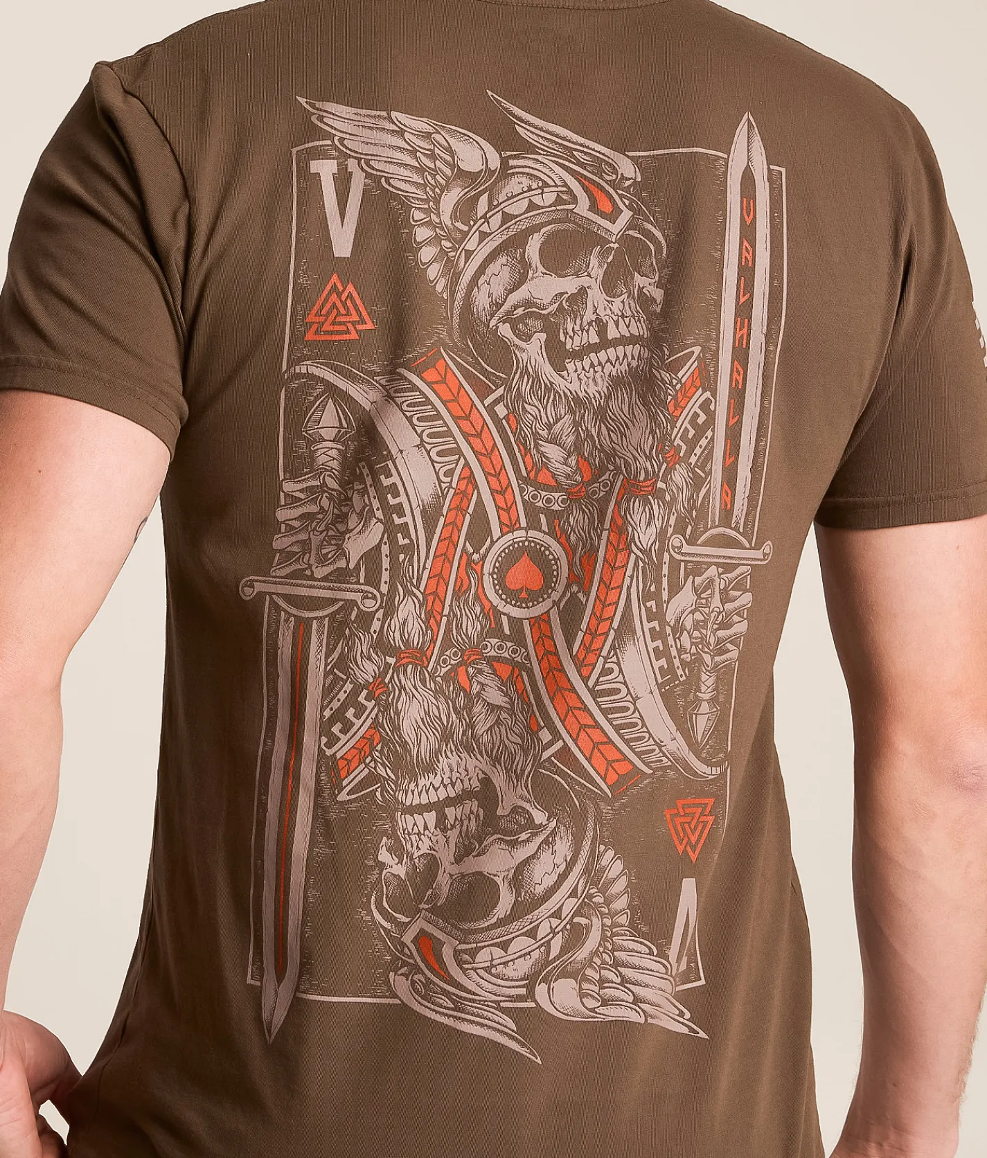 Tops|Graphic T-Shirts | Howitzer Valhalla Card T-Shirt Wren