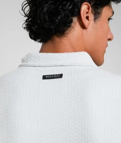 Maven Co-op Valley Quarter Zip Pullover Oyster Sage New