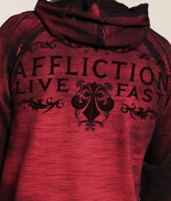 Affliction Value Honor Reversible Hoodie Lollipop Black Online