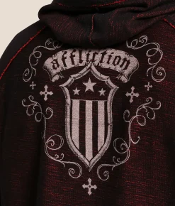 Affliction Value Honor Reversible Hoodie Lollipop Black Online