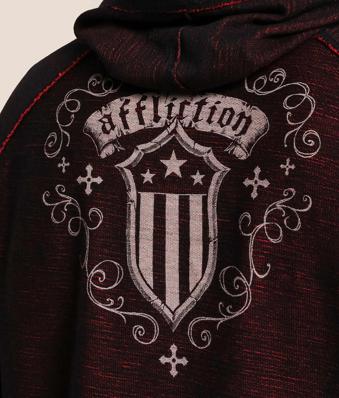 Affliction Value Honor Reversible Hoodie Lollipop Black Online