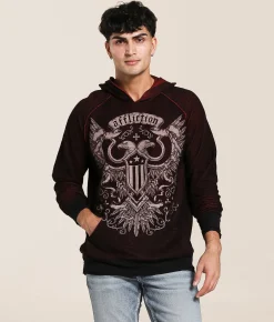 Affliction Value Honor Reversible Hoodie Lollipop Black Online