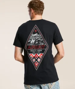 Tops|Graphic T-Shirts | Ariat Vaquero Fresa T-Shirt Black