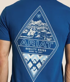 Ariat Vaquero Fresa T-Shirt Set Sail New