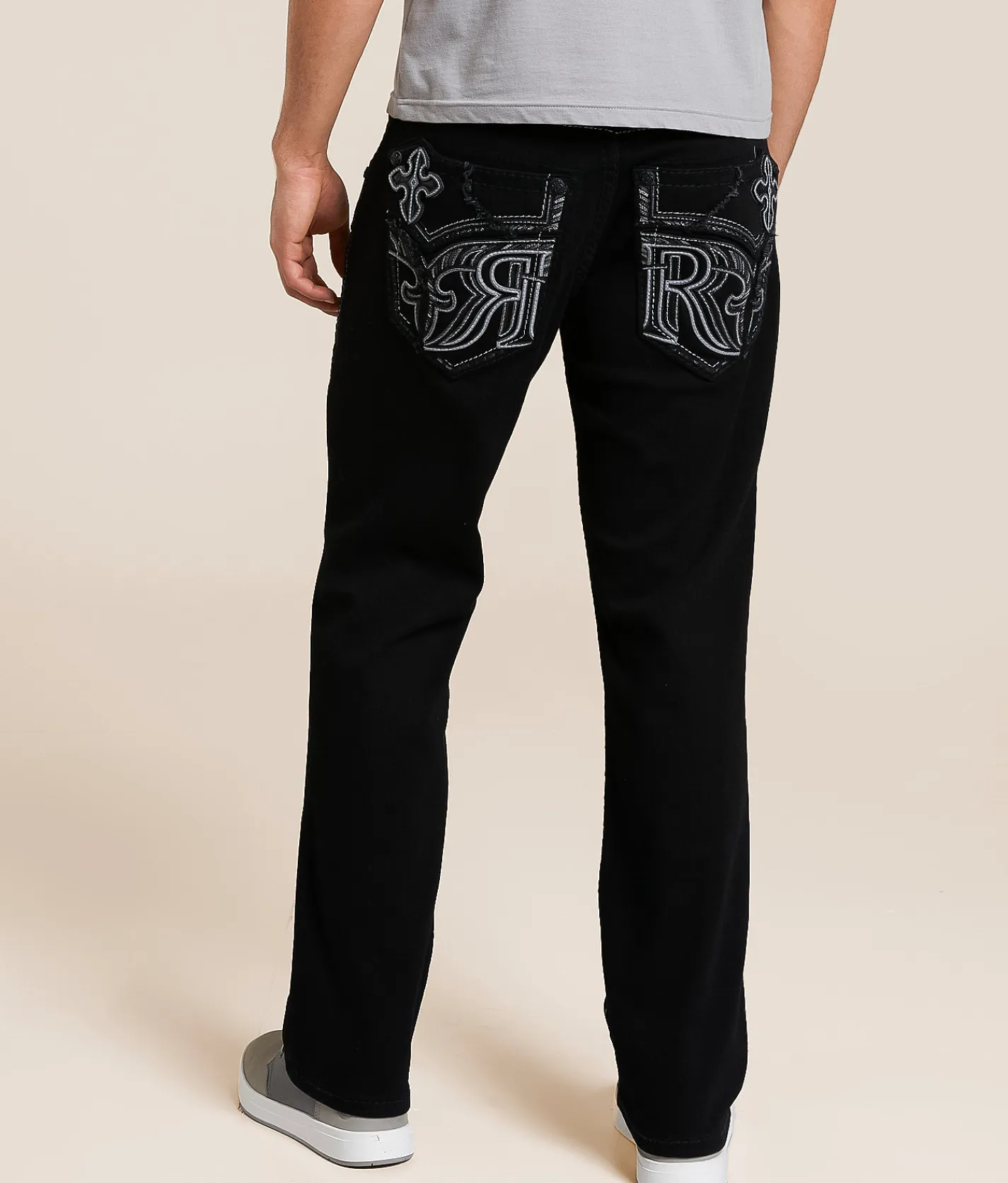 Rock Revival Varon Relaxed Taper Stretch Jean Varon EQ200