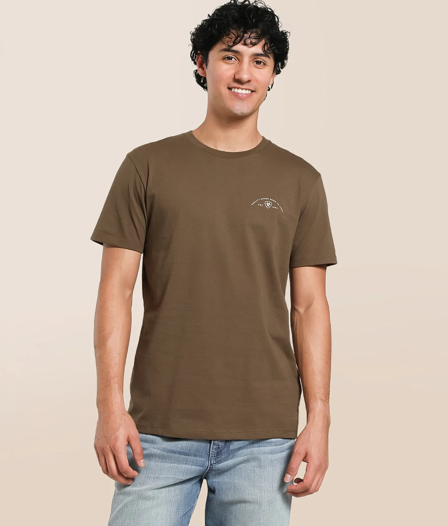 Tops | Ariat Vaya Con Dios T-Shirt Teak
