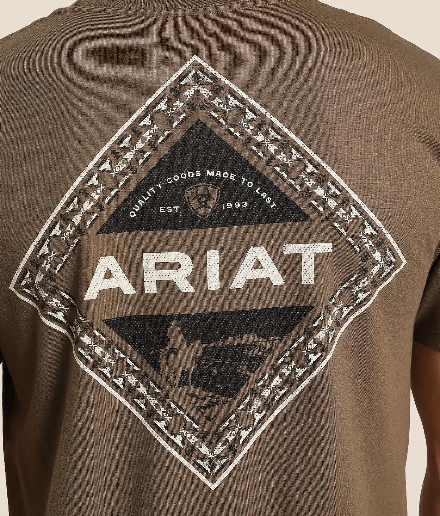 Tops | Ariat Vaya Con Dios T-Shirt Teak