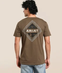 Ariat Vaya Con Dios T-Shirt Teak Sale