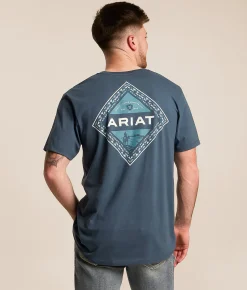 Tops|Graphic T-Shirts | Ariat Vaya Con Dios T-Shirt Blue Dusk