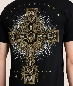 Tops|Graphic T-Shirts | Affliction Velvet Messiah T-Shirt Black