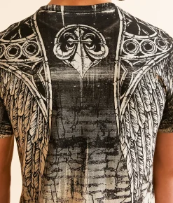 Graphic T-Shirts | Affliction Vengeful Scream T-Shirt Sand