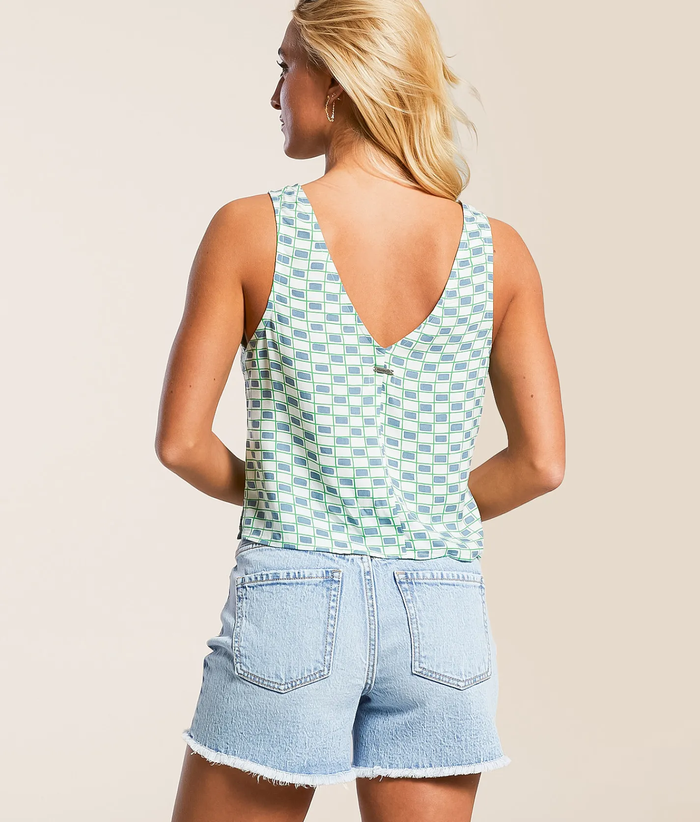 Tops | Hurley Venice Tank Top Windward Blue