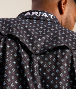 Tops | Ariat VentTEK Fitted Western Shirt Black