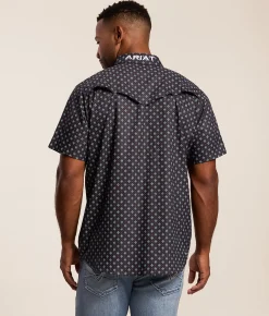 Tops | Ariat VentTEK Fitted Western Shirt Black