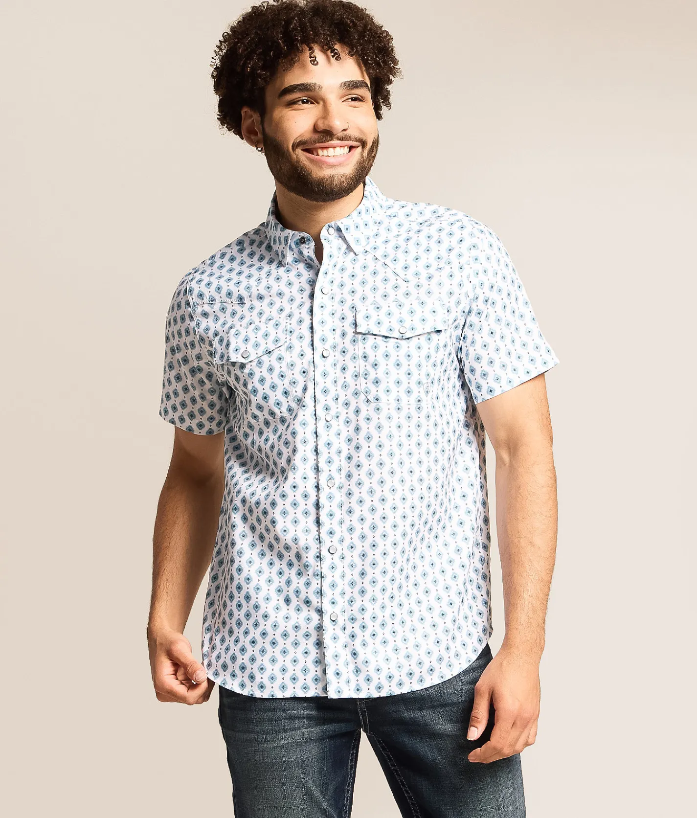 Ariat VentTEK Fitted Western Shirt White Hot