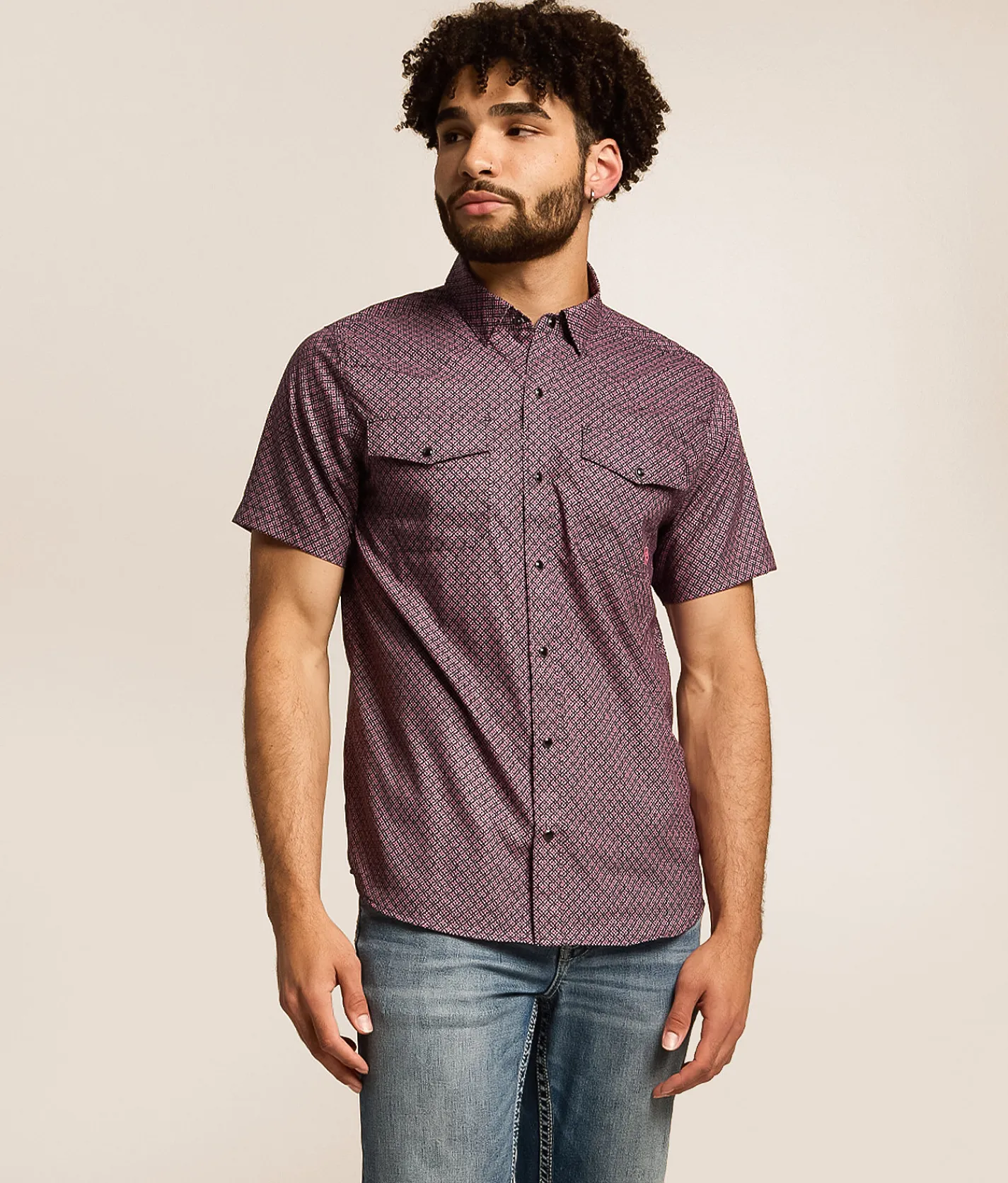 Ariat VentTEK Fitted Western Shirt Black Hot