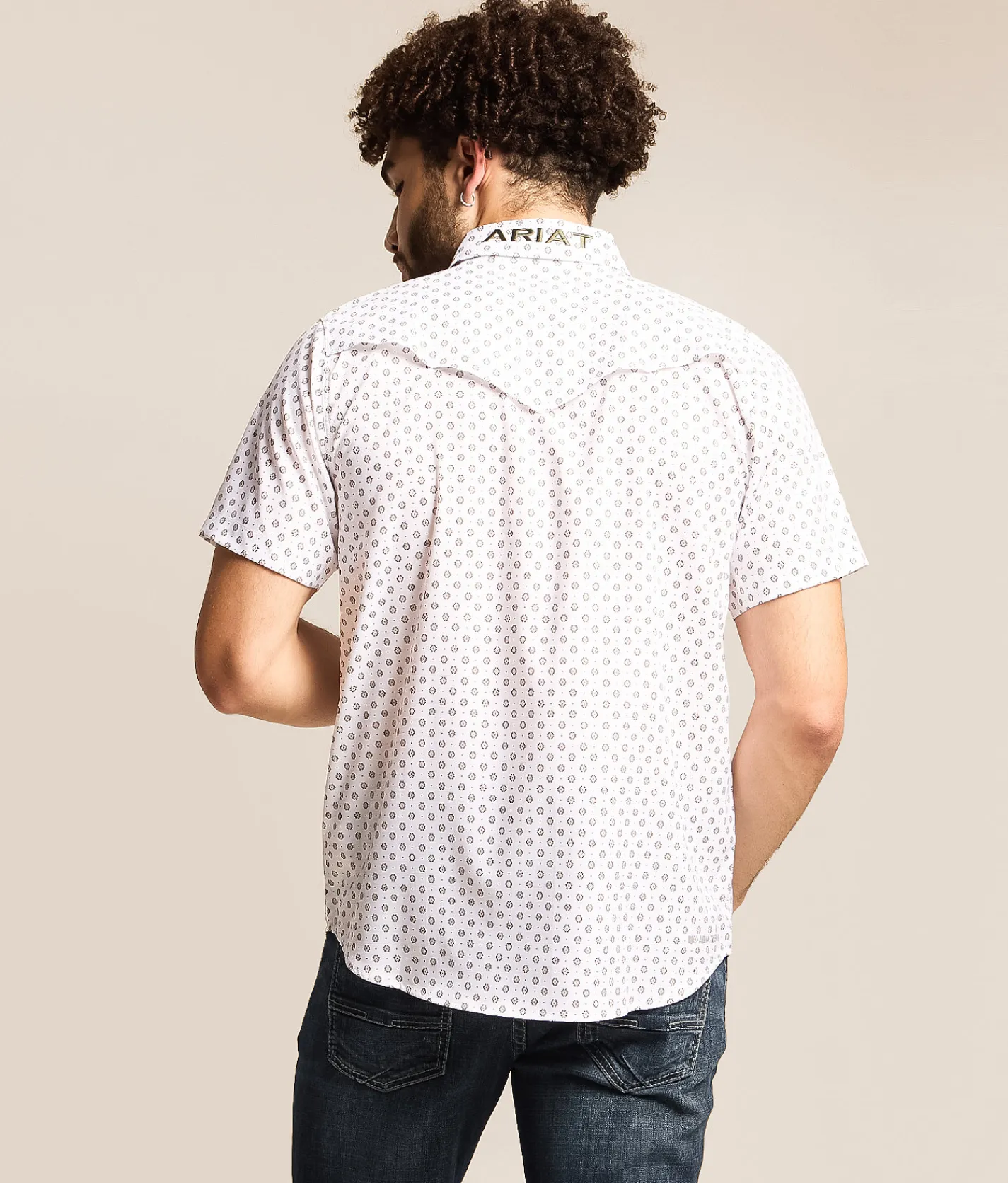 Tops | Ariat VentTEK Fitted Western Shirt White
