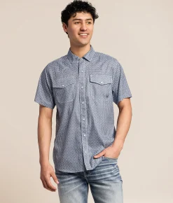 Ariat VentTEK Fitted Western Shirt Tobias Bright White Discount