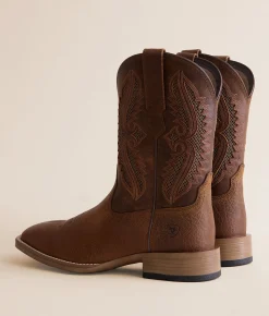 Ariat VentTEK Leather Cowboy Boot Earth Mack Brown Clearance