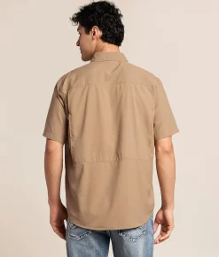 Tops | Ariat VentTEK Outbound Western Shirt Taupe Grey