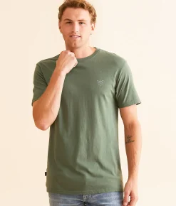 Veece Verbal Vortex T-Shirt Washed Olive Heather Hot