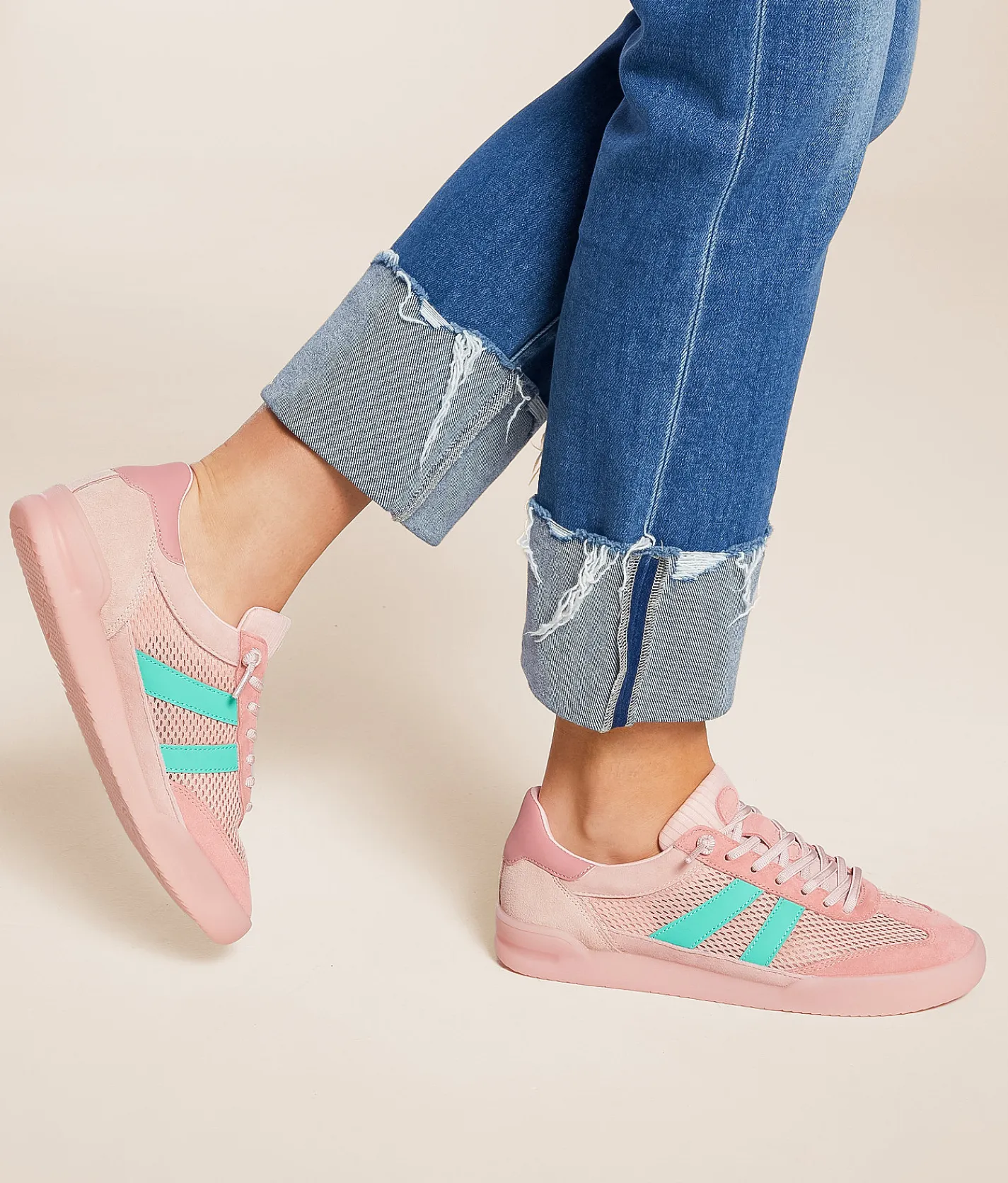 Steve Madden Verdict Sneaker Pink Multi Sale