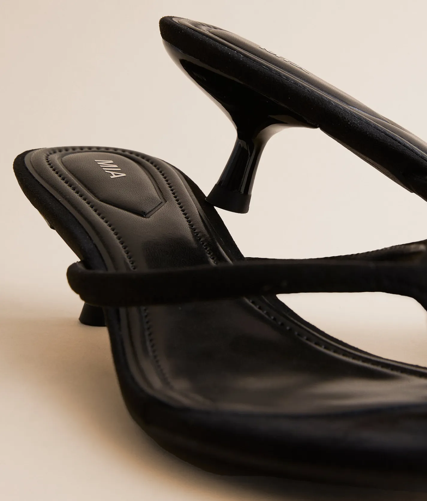 Shoes | Mia Veronikah Kitten Heel Sandal Black