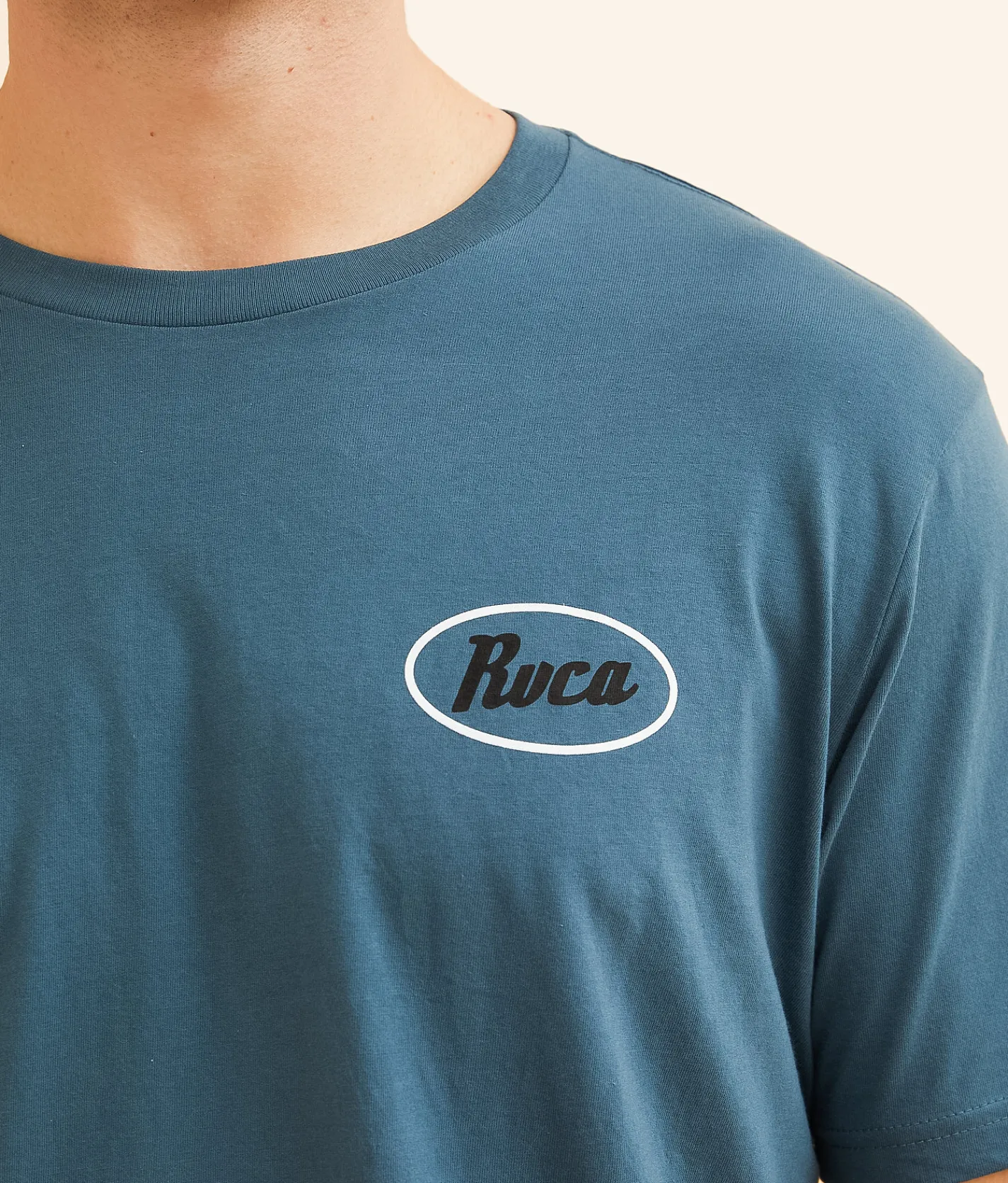 RVCA Vert Combo T-Shirt Duck Blue Clearance