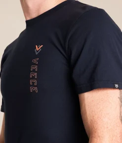 Tops|Graphic T-Shirts | Veece Verticals T-Shirt Navy