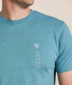 Veece Vertical T-Shirt Canton Blue Heather
