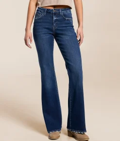 VERVET by Flying Monkey VERVET Bella High Rise Flare Stretch Jean Restructure Sale